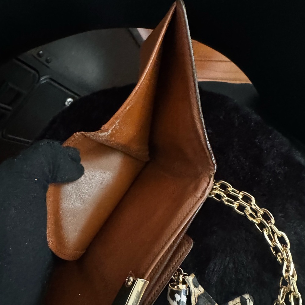 Louis Vuitton Monogram Elise Wallet converted Crossbody authentic preloved - Picture 9 of 16